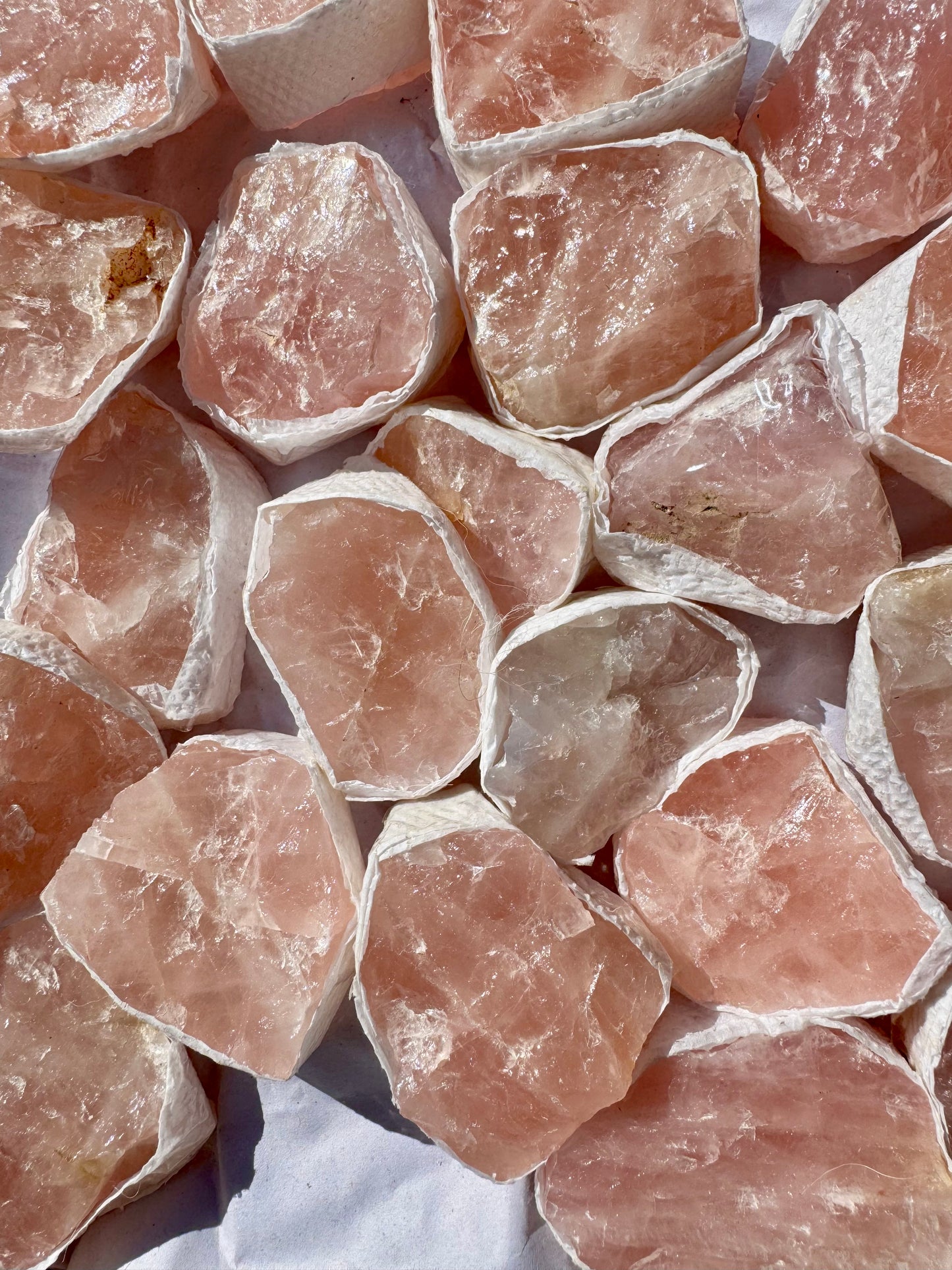Natural Rose Quartz Crystal (1.5 - 2 Inches)