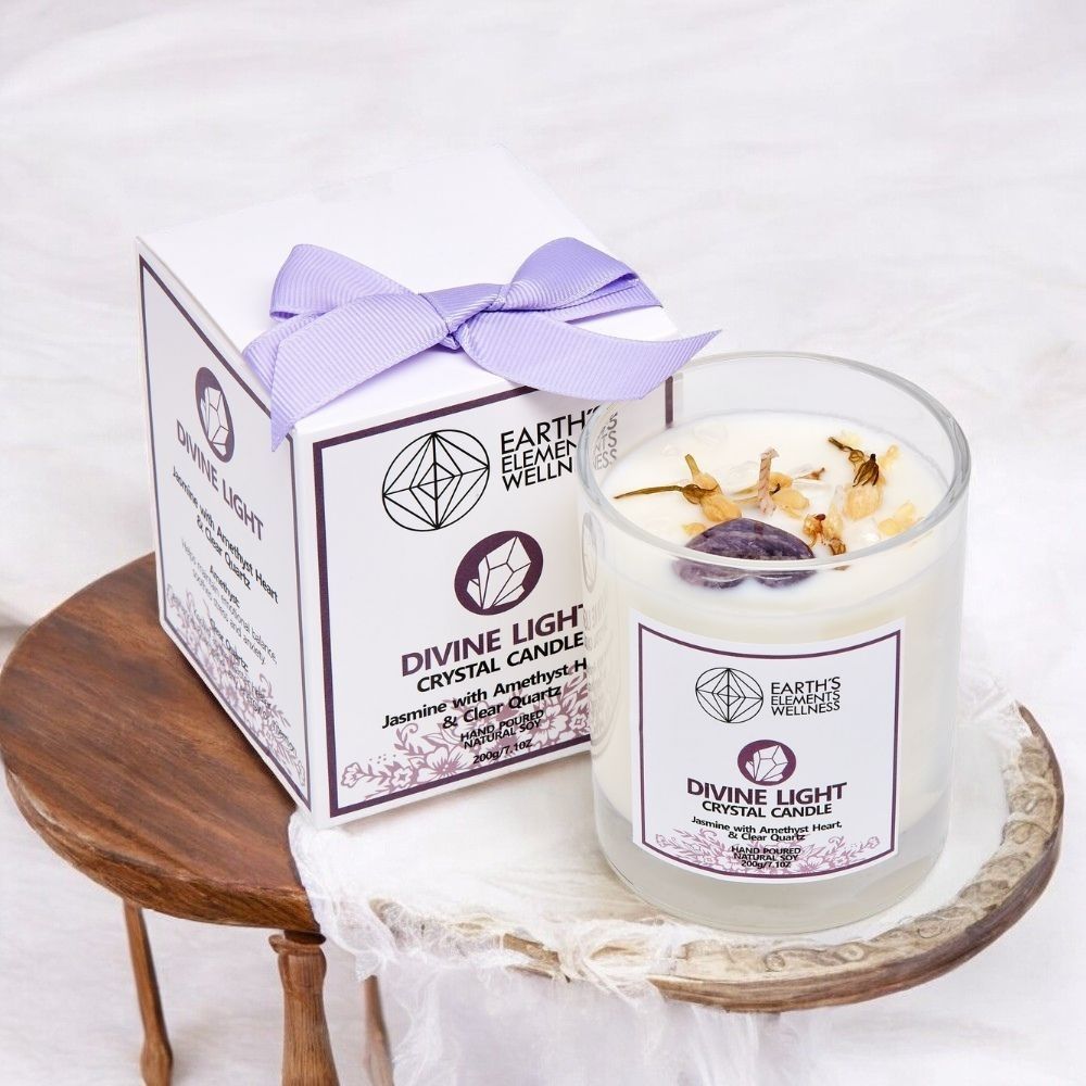 Crystal Candle ~ Divine Light