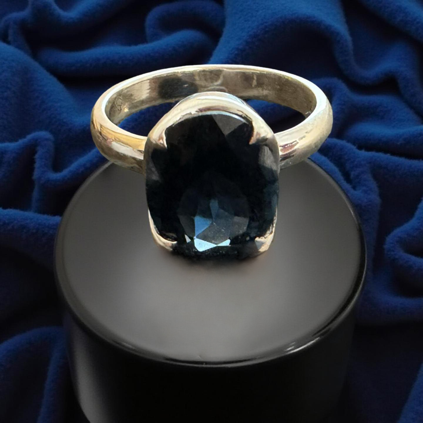 London Blue Topaz Sterling Silver Ring – Size 7