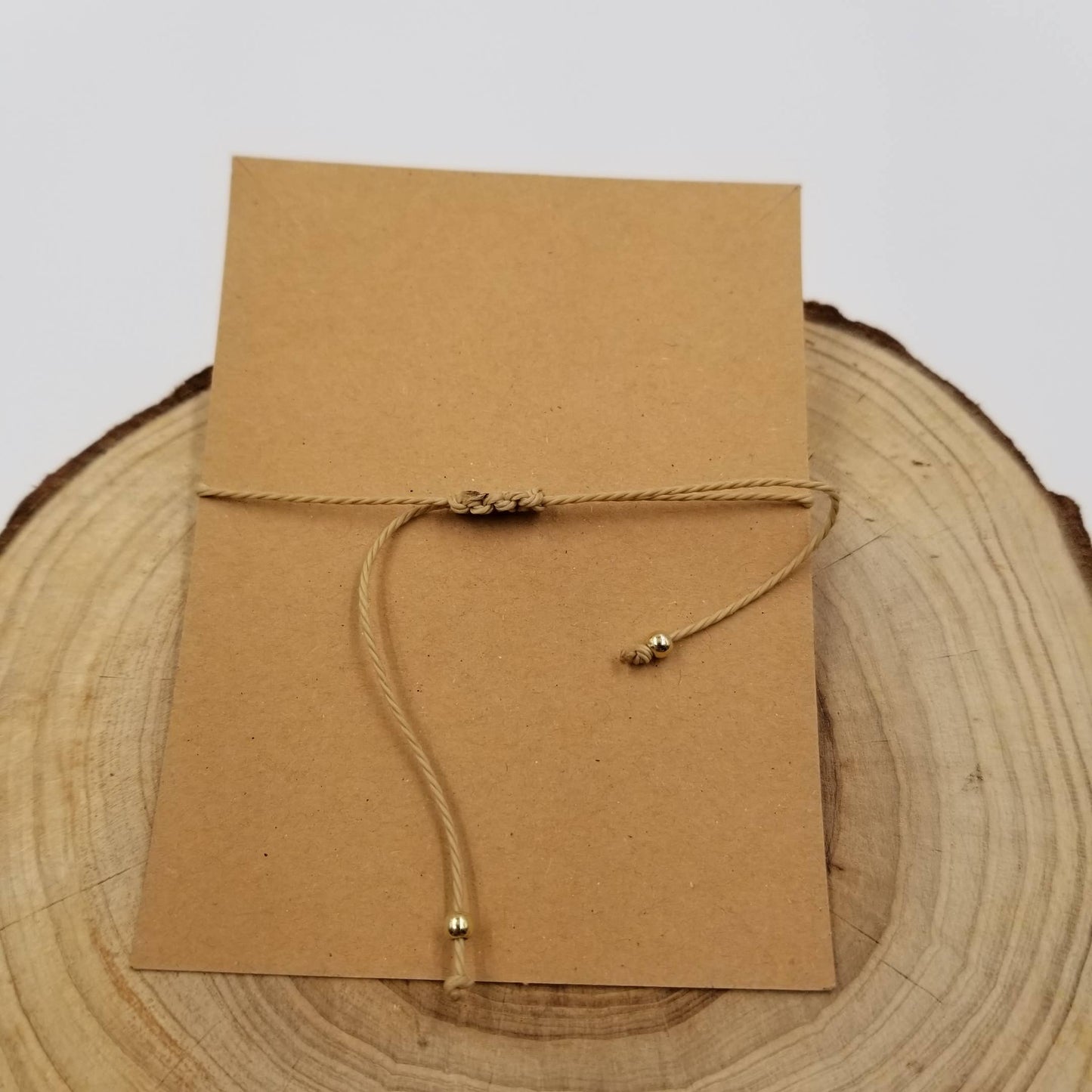 Natural Stone Handwoven Constellation Bracelet with Card: Taurus