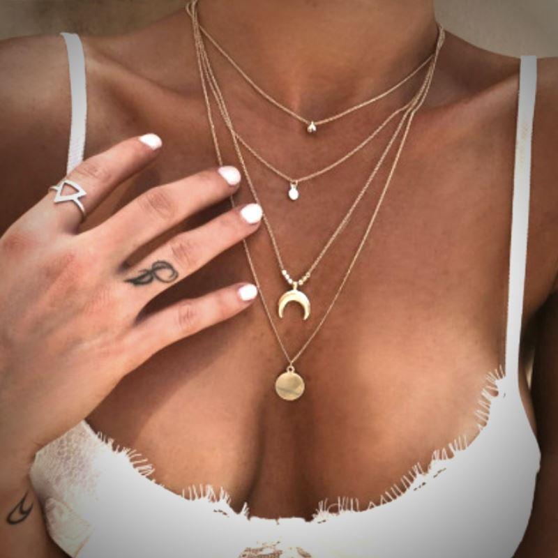 Starlit Stack – Celestial Layered Chains
