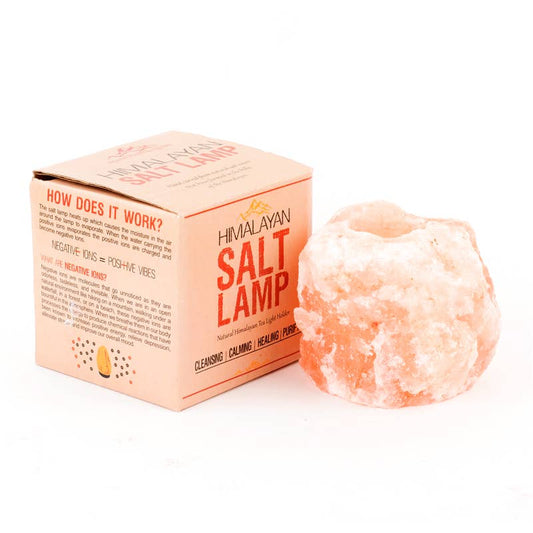 Tea Light  Holder Salt Lamp