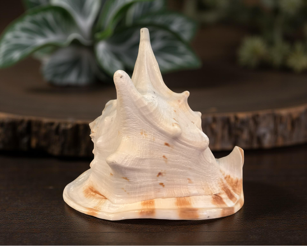 Queen’s Helmet Shell – Natural Coastal Elegance