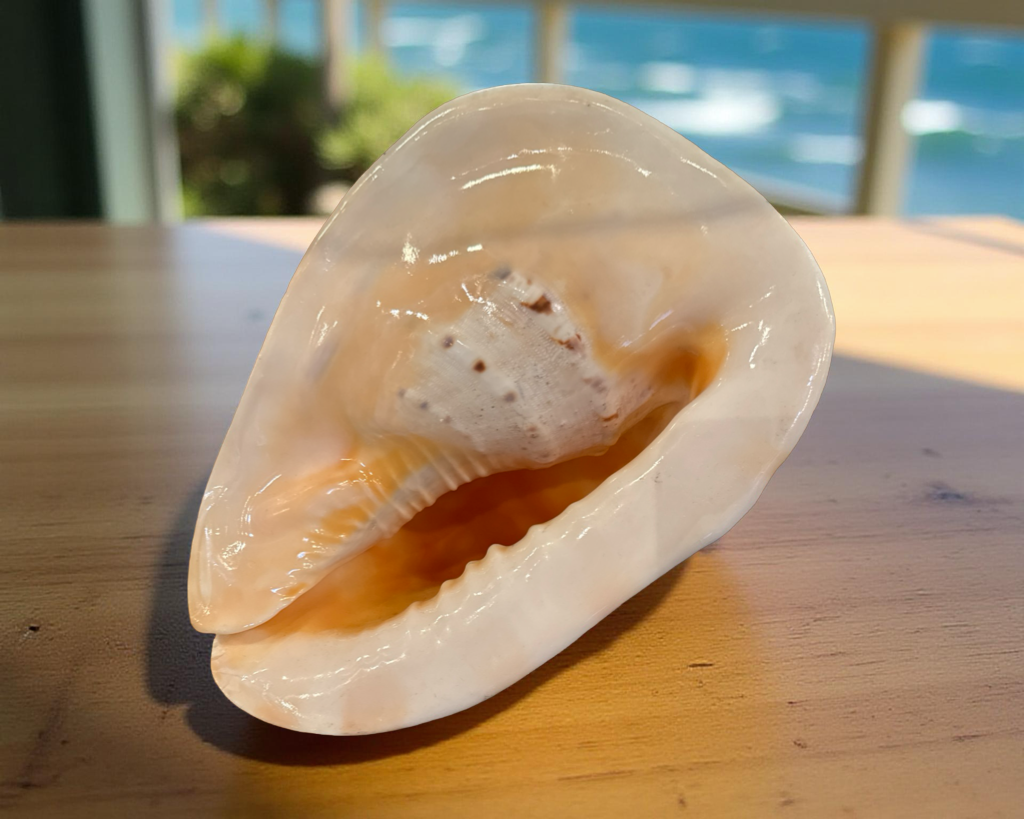 Queen’s Helmet Shell – Natural Coastal Elegance