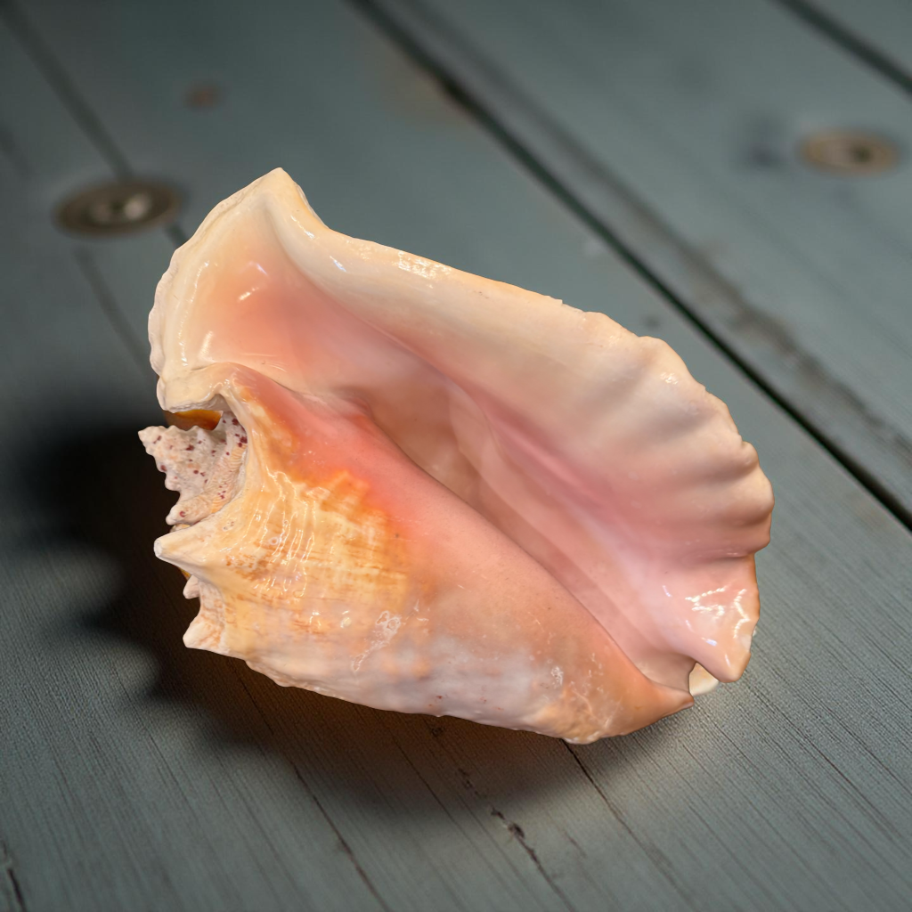 Shell Quenn 🌸 Queen Conch Shell – Large Caribbean Pink Beauty | 11–12” Display She ...